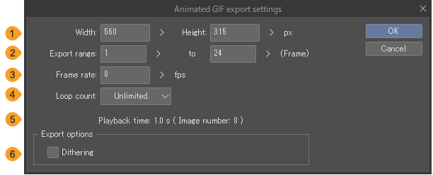 Is it possible to make the background of an animated GIF transparent? -  Clip Studio Official Support